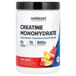 Creatine monohydrate, fruit punch